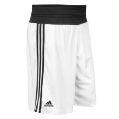 Adidas Base Punch Shorts -Boxing Equipment Store adi1820 white