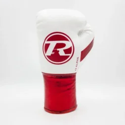 Ringside Pro Contest Alpha Boxing Gloves -Boxing Equipment Store alpha fight glove white red 1