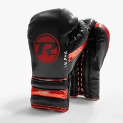 Ringside Alpha Elite Sparring Gloves - Lace -Boxing Equipment Store alpha sparring glove black red