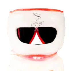 Fly Superbar X Headguard -Boxing Equipment Store bar headguard white orange 1 1