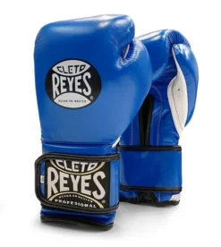 Cleto Reyes Velcro Sparring Boxing Gloves -Boxing Equipment Store cleto velcro blue