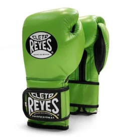 Cleto Reyes Velcro Sparring Boxing Gloves -Boxing Equipment Store cleto velcro green 3