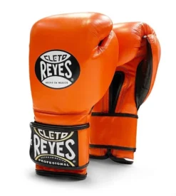 Cleto Reyes Velcro Sparring Boxing Gloves -Boxing Equipment Store cleto velcro orange