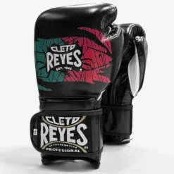 Cleto Reyes Velcro Sparring Boxing Gloves -Boxing Equipment Store cr114 blkmex