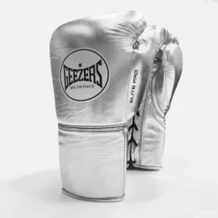 Geezers Elite Pro Training/Sparring Gloves 2.0 - Lace -Boxing Equipment Store elite pro lace silver 3