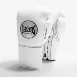 Geezers Elite Pro Training/Sparring Gloves 2.0 - Lace -Boxing Equipment Store elite pro lace white