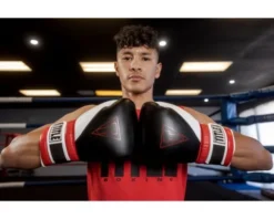 TITLE Gel E-Series Training/Sparring Gloves -Boxing Equipment Store esstg bk rd wh 2 4