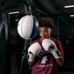 Fighting Sports Force Leather Double End Bag -Boxing Equipment Store fighting sports force leather double end bag 3