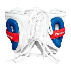 Fighting Freedom Leather Sparring Headguard -Boxing Equipment Store flshg2 wh 3