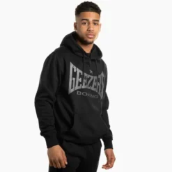 Geezers Heavy Weight Hoodie Large Logo -Boxing Equipment Store g2717 black 1