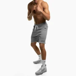 Geezers Small Logo Raw Seam Cotton Shorts -Boxing Equipment Store g2728 3