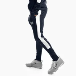 Geezers Poly Tracksuit Pants -Boxing Equipment Store g2902 navy white 1