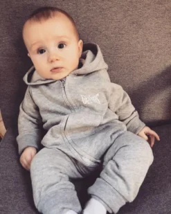 Geezers Back Logo Baby Coverall - Grey -Boxing Equipment Store geezers cover 8