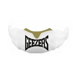 Geezers Custom Made Dentist Fit 2 Colour Mouthguard -Boxing Equipment Store geezers dentist fit mouthguard white gold 2