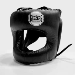 Geezers Elite Pro Bar Faced Headguard -Boxing Equipment Store geezers elite pro barfaced headguard black