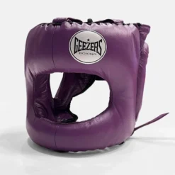 Geezers Elite Pro Bar Faced Headguard -Boxing Equipment Store geezers elite pro barfaced headguard purple