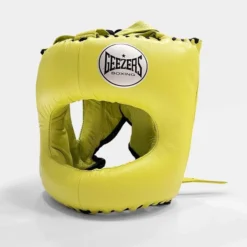 Geezers Elite Pro Bar Faced Headguard -Boxing Equipment Store geezers elite pro barfaced headguard yellow