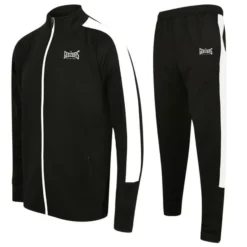 Geezers Junior Poly Tracksuit -Boxing Equipment Store geezers new tracksuit black white 2