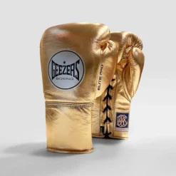 Geezers Elite Pro Fight Gloves - Special Edition -Boxing Equipment Store gold silver