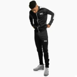 Geezers Poly Tracksuit -Boxing Equipment Store gpt black 1