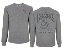 Geezers Sweatshirt Back Logo 5 Geezers Sweatshirt Back Logo -Boxing Equipment Store grey grey sweatshirt