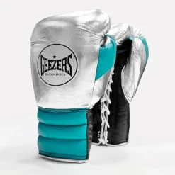 Geezers Halo Training/Sparring Boxing Gloves - Lace -Boxing Equipment Store halo live images lace silver mint