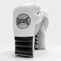 Geezers Halo Training/Sparring Boxing Gloves - Lace -Boxing Equipment Store halo live images lace white black grey