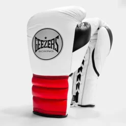 Geezers Halo Training/Sparring Boxing Gloves - Lace -Boxing Equipment Store halo live images lace white red
