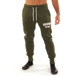 Kronk Detroit Applique Joggers -Boxing Equipment Store kronk detroit applique joggers khaki 1