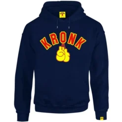 Kronk Gloves Applique Hoodie -Boxing Equipment Store kronk gloves hoodie navy 1