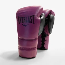 Everlast Powerlock2 Pro Training Boxing Gloves - Lace -Boxing Equipment Store lace purple