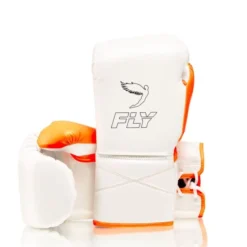 Fly Superlace X Boxing Gloves 22 Fly Superlace X Boxing Gloves -Boxing Equipment Store lace white orange 1
