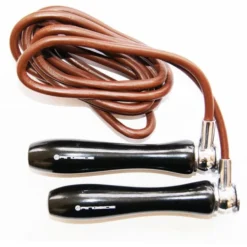 Ringside Leather Skipping Rope - Black Handle