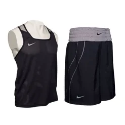 Nike Competition Boxing Shorts & Vest Set -Boxing Equipment Store nike shorts vest black