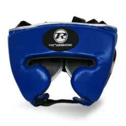 Ringside Pro Fitness Headguard -Boxing Equipment Store pu head front blue 2