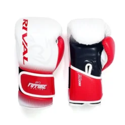 Rival RB-FTR2 Future Junior Bag Gloves - White/Red/Black -Boxing Equipment Store rb ftr2 3