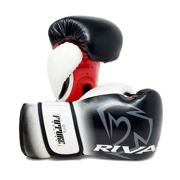 Rival RS-FTR Future Junior Sparring Gloves - Black/White/Red 1 Rival RS-FTR Future Junior Sparring Gloves - Black/White/Red