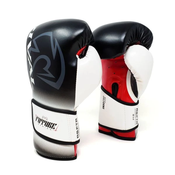 Rival RS-FTR Future Junior Sparring Gloves - Black/White/Red 2 Rival RS-FTR Future Junior Sparring Gloves - Black/White/Red - Image 2