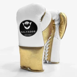 Salvador Professional Fight Gloves -Boxing Equipment Store salvador white gold