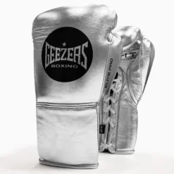 Geezers Elite Pro Fight Gloves - Special Edition -Boxing Equipment Store silver 6