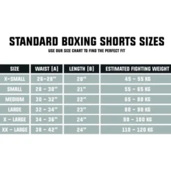 Suzi Wong X Geezers Satin/Snake Skin Boxing Shorts -Boxing Equipment Store size guide 1