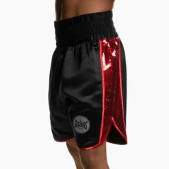 Suzi Wong X Geezers Satin/Sequin Boxing Shorts