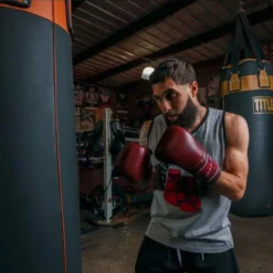 TITLE Boxing Sugar Ray Leonard Throwback Leather Bag Gloves -Boxing Equipment Store tb164 9