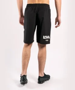 Venum Arrow LOMA Signature Collection Training Shorts - Black/White -Boxing Equipment Store training short arrow black white 1500 05