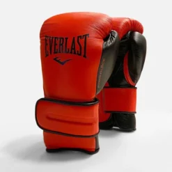 Everlast Powerlock2 Pro Training Boxing Gloves - Hook & Loop -Boxing Equipment Store velcro red
