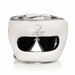 Fly Superbar X Headguard -Boxing Equipment Store white silver superbar