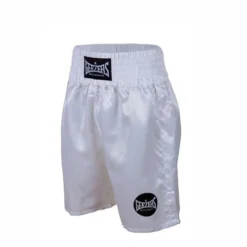 Geezers Satin Fight Shorts -Boxing Equipment Store whitesatinshorts 1 1