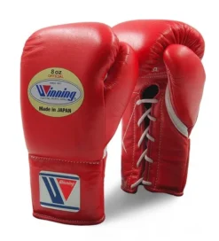 Winning MS Pro Fight Boxing Gloves -Boxing Equipment Store winning pro fight gloves red