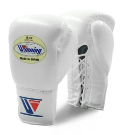 Winning MS Pro Fight Boxing Gloves -Boxing Equipment Store winning pro fight gloves white
