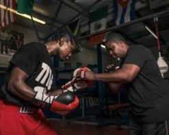 Title Gel Palm Pads -Boxing Equipment Store yglpp bk rd 1